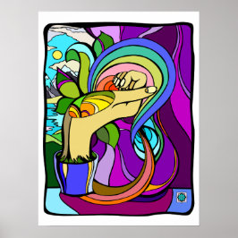 geworteld potentieel poster