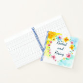 Gewortelde en stijgende bloemen notitieboek (Binnen)