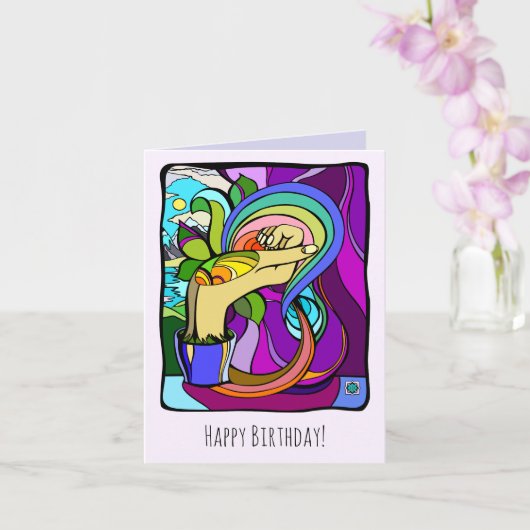 Gewortelde Potentie Kaart (Orchidee)