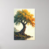 gewortelde sereniteit canvas afdruk (Voorkant)