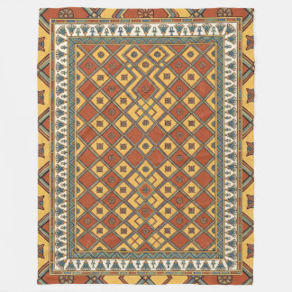 Gewoven Ewigheid: Egyptisch Patroon uit het Midden Fleece Deken