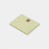 Gewoven Rode Poinsettia Post-it® Notes (Schuin)