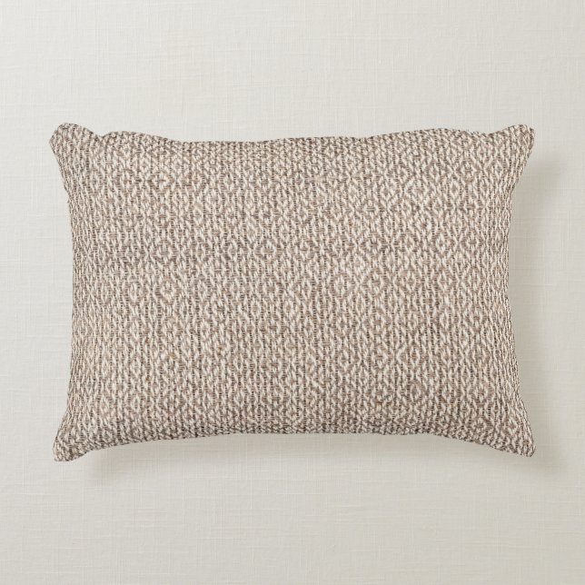 Gewoven Stof Landelijk Patroon  Accent Kussen (Voorkant)
