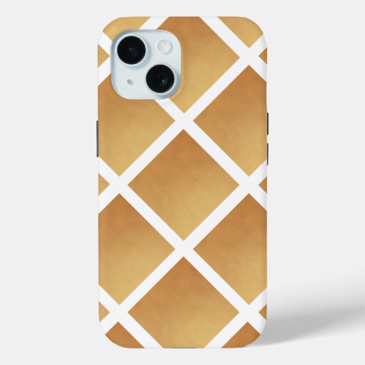 Gewoven tinten bruin Case-Mate iPhone case (Achterkant)