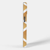 Gewoven tinten bruin Case-Mate iPhone case (Achterkant / Rechts)