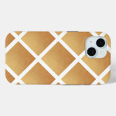 Gewoven tinten bruin Case-Mate iPhone case (Achterkant (horizontaal))