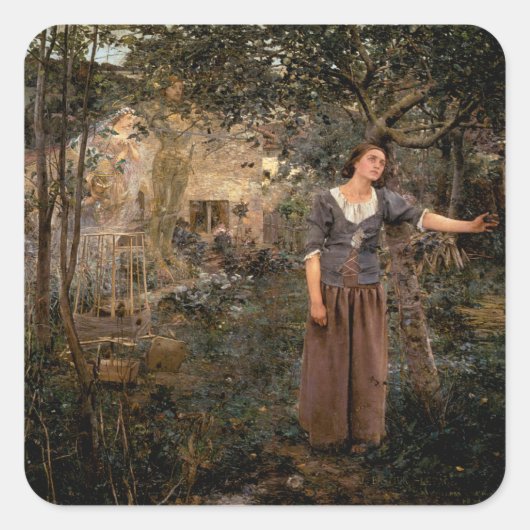 gewricht vierkante sticker (Voorkant)