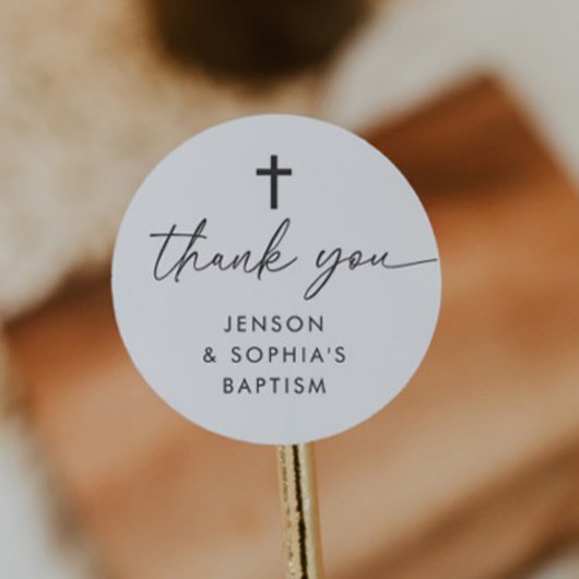 Gewrichtsdoop Ronde Sticker