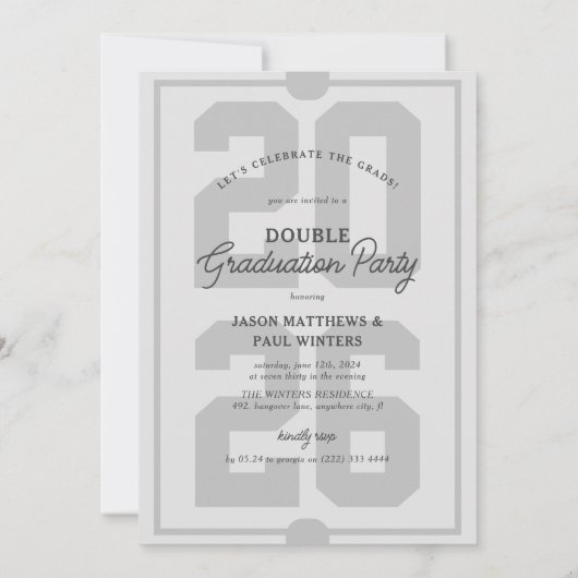 Gewrichtsviering van het Afstuderen Afstuderen Kaart (Achterkant)