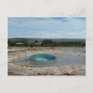 Geyser about to erupt briefkaart