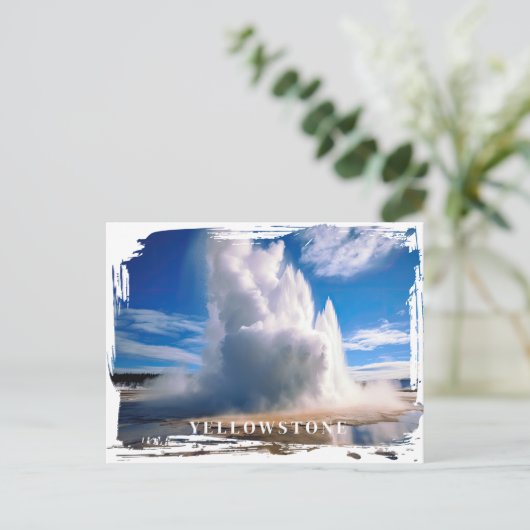 Geyser-Briefkaart Briefkaart (Staand voorkant)