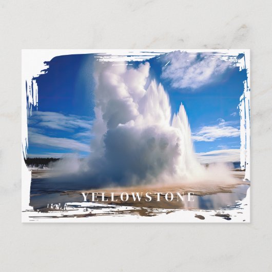 Geyser-Briefkaart Briefkaart (Voorkant)