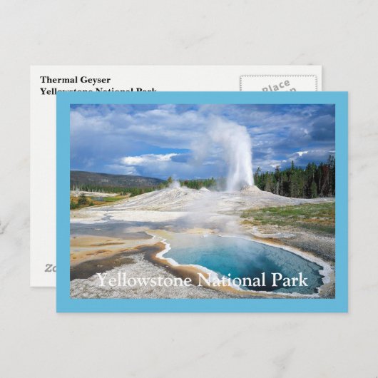 Geyser-Briefkaart Briefkaart (Voorkant / Achterkant)