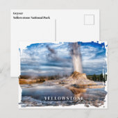 Geyser-Briefkaart Briefkaart (Voorkant / Achterkant)