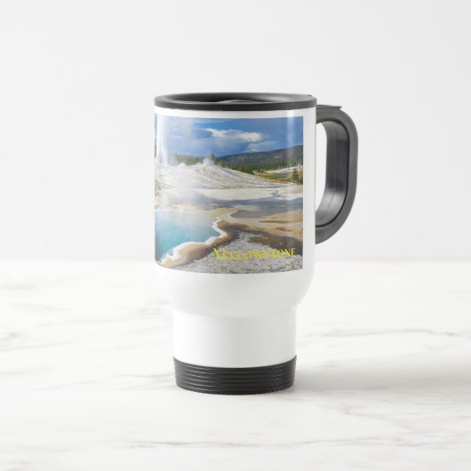 Geyser Goellowstone Travel Mug Reisbeker (Voorkant rechts)