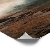 Geyser IJsland Foto Poster (Hoek)