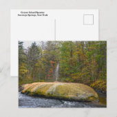 Geyser Island Spouter, Saratoga Springs, New York Briefkaart (Voorkant / Achterkant)