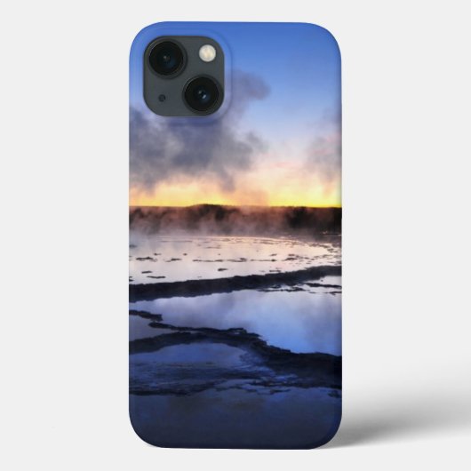 Geyser Roke op Sunset Case-Mate iPhone Case (Achterkant)