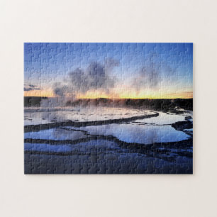 Geyser Roke op Sunset Legpuzzel