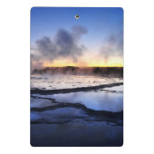 Geyser Roke op Sunset Mini Klembord (Achterkant)