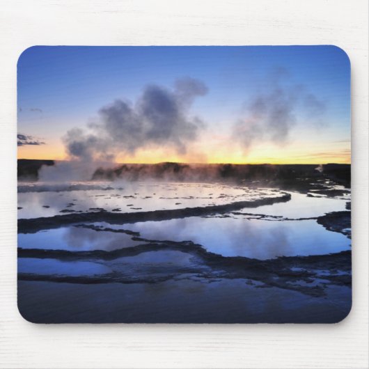 Geyser Roke op Sunset Muismat (Voorkant)