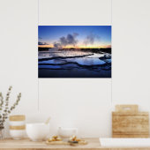 Geyser Roke op Sunset Poster (Keuken)