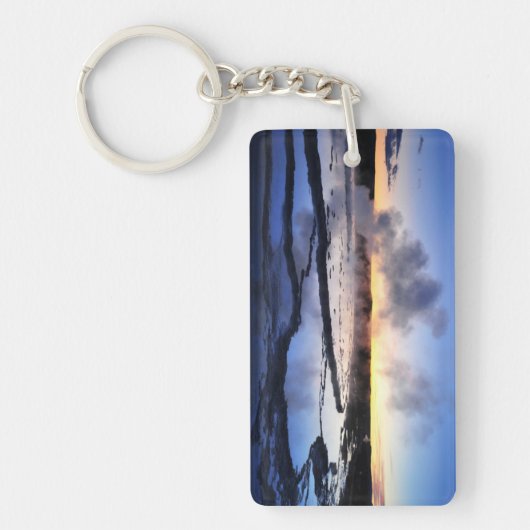 Geyser Roke op Sunset Sleutelhanger (Voorkant)
