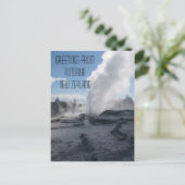 Geyser, Rotorua, Nieuw-Zeeland Briefkaart (Staand voorkant)