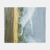 Geysers in de Kamchatka vallei. Olieschilderij op  Fleece Deken (Voorkant (Horizontaal))