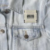 Geyserville, Californië Vierkante Button 5,1 Cm (In situ)