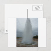 Geysir Briefkaart (Voorkant / Achterkant)