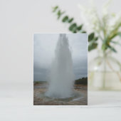 Geysir Briefkaart (Staand voorkant)
