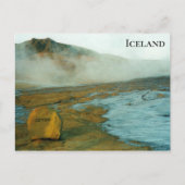 Geysir IJsland reisfoto Briefkaart (Voorkant)