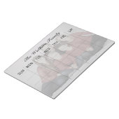 gezagsfotoplanner/ organisator bewerkbaar notitieblok (Schuin)