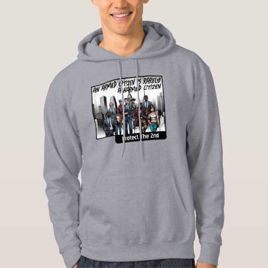 gezagsgetrouwe burger hoodie (Voorkant)
