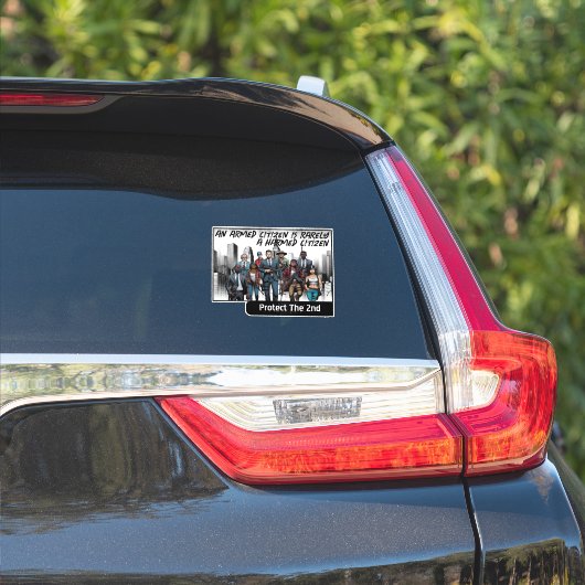 gezagsgetrouwe burger sticker (Auto Zijkant)