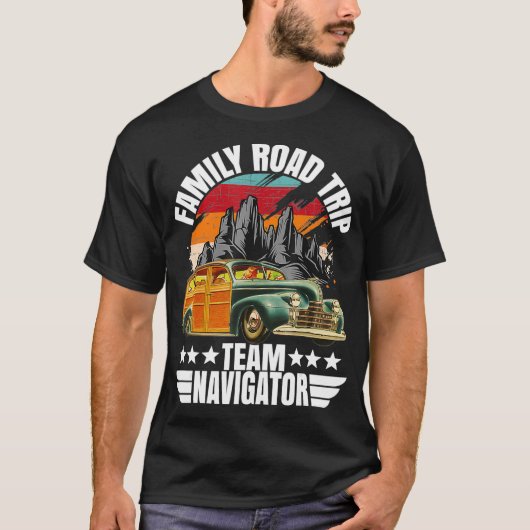 Gezagvoerderteam navigator zomervakantie Tr T-shirt (Voorkant)