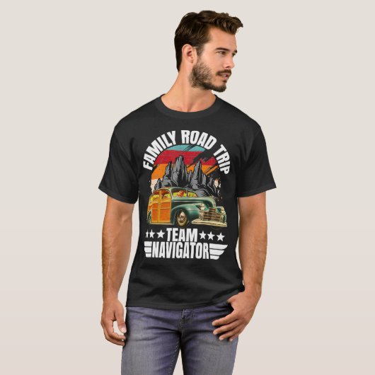 Gezagvoerderteam navigator zomervakantie Tr T-shirt (Voorkant volledig)
