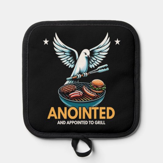 Gezalfd en benoemd tot grill pannenlap (Voorkant)