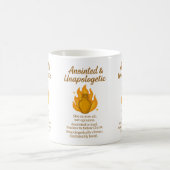 Gezalfd en zonder excuses koffiemok (Center)