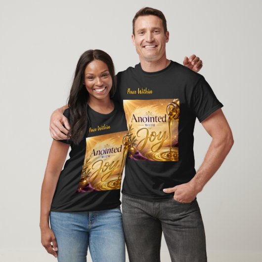 Gezalfd Met Blijdschap T-shirt (Unisex)