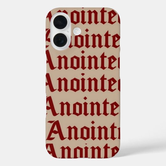 Gezalfde iPhone 16 Hoesje (Achterkant)