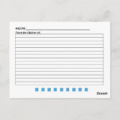 Gezameld Snoep blanco-kaart Briefkaart (Achterkant)