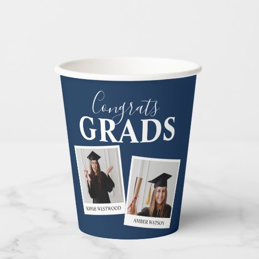 Gezamenlijk Afstuderen | 2 Cups fotopapier Papieren Bekers (Voorkant)