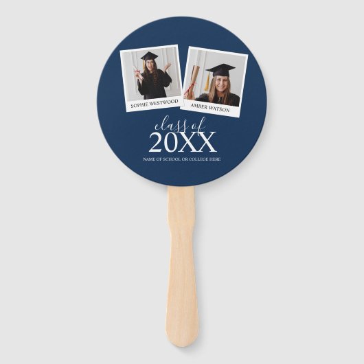 Gezamenlijk Afstuderen | 2 Foto Handwaaier (Achterkant)