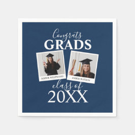 Gezamenlijk Afstuderen | 2 Foto Napkins Servet