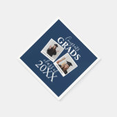 Gezamenlijk Afstuderen | 2 Foto Napkins Servet (Hoek)