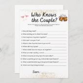 Gezamenlijk Bachelor/Bachelorette Party Spel Kaart (Voorkant / Achterkant)