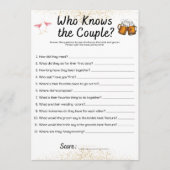 Gezamenlijk Bachelor/Bachelorette Party Spel Kaart (Voorkant)