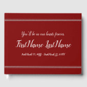 Gezamenlijk, Basic begrafenis gastenboek (Voorkant)